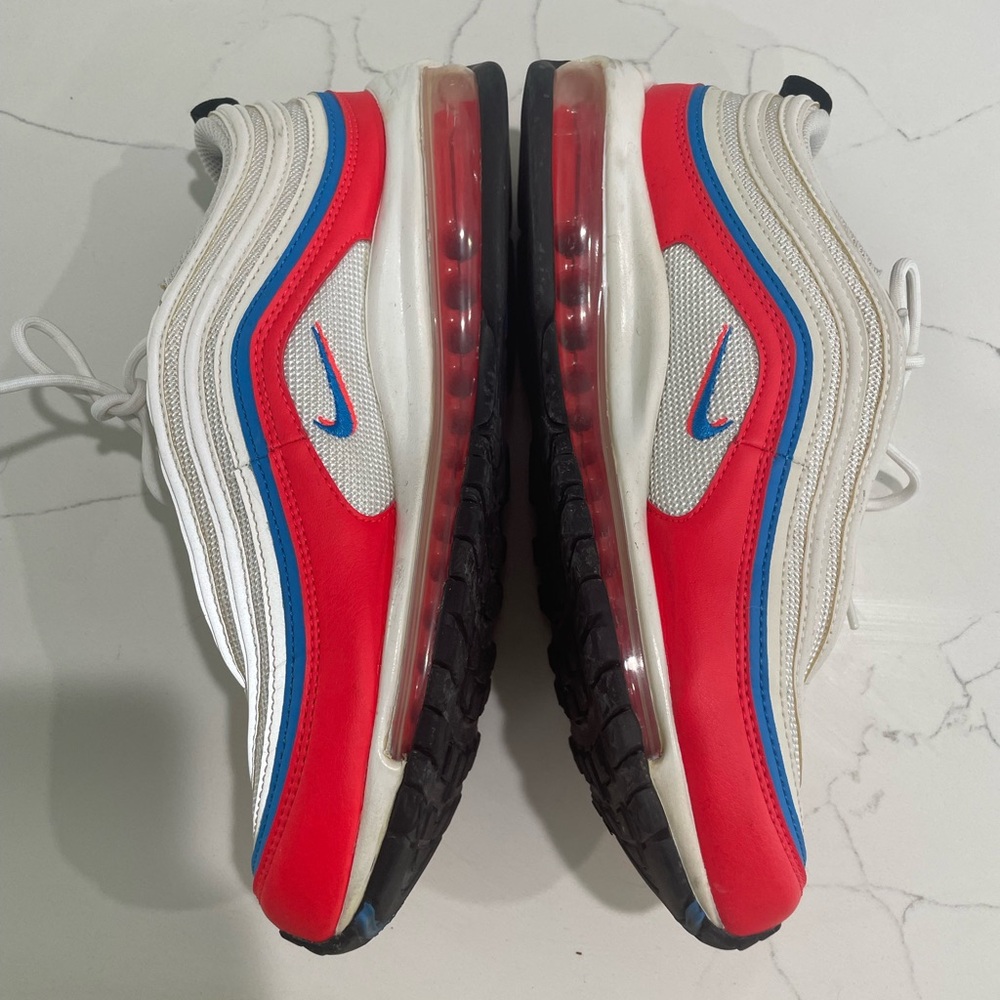 Nike AirMax 97 Red, White, and Blue Sneakers